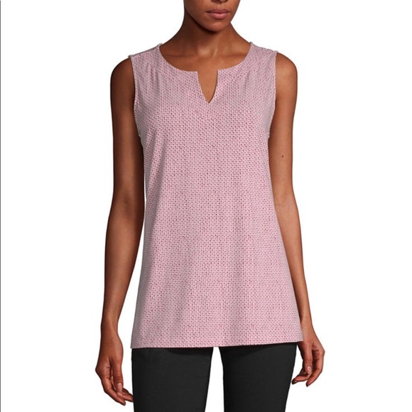 Liz Claiborne Tops - 🎊HP💕Liz Claiborne Sleeveless Split Neck Tunic